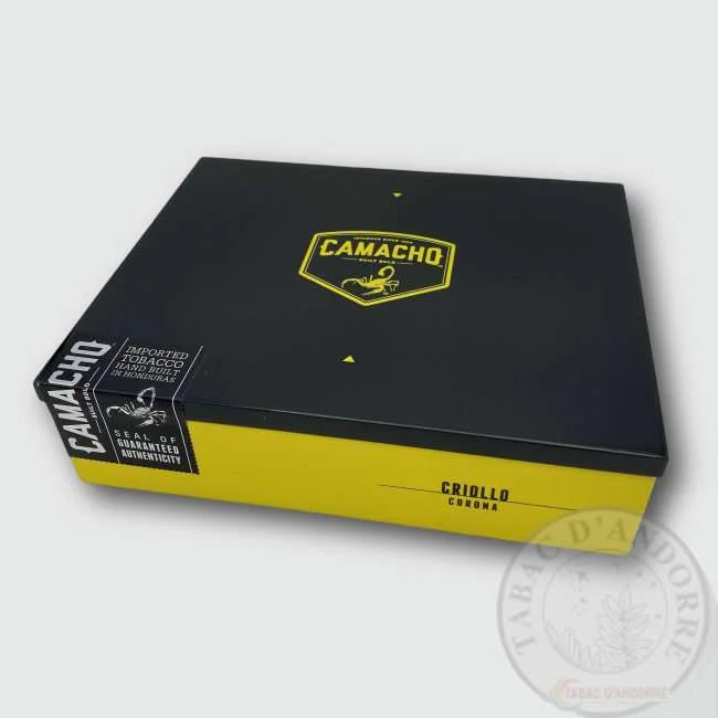 Camacho Criollo – Corona C/20 — cigare à l'unité ou en boîte