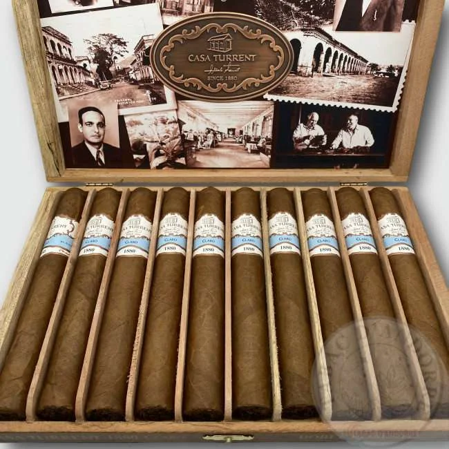 Casa Turrent 1880 – Doble Robusto Claro C/10 — cigare à l'unité ou en boîte