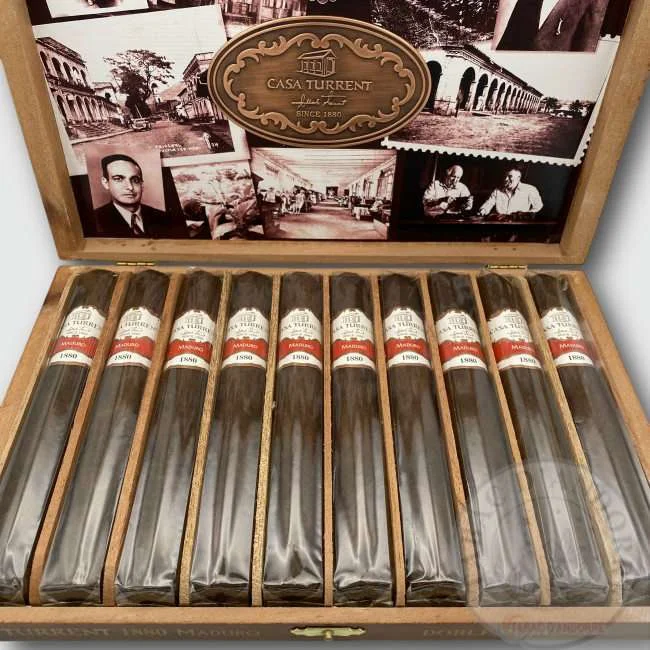 Casa Turrent 1880 – Doble Robusto Maduro C/10 — cigare à l'unité ou en boîte