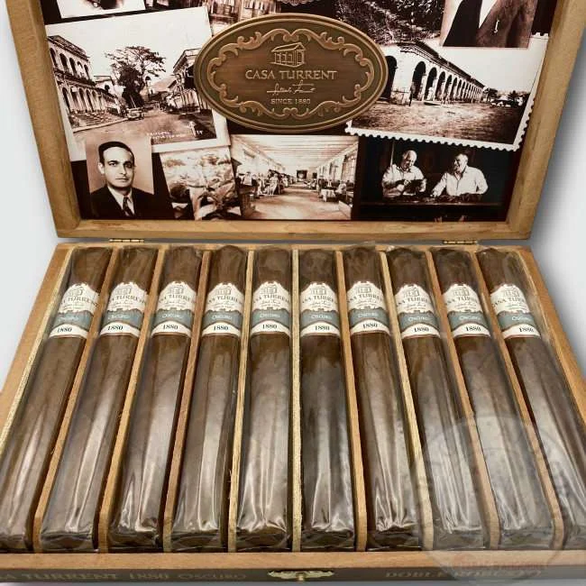 Casa Turrent 1880 – Doble Robusto Oscuro C/10 — cigare à l'unité ou en boîte