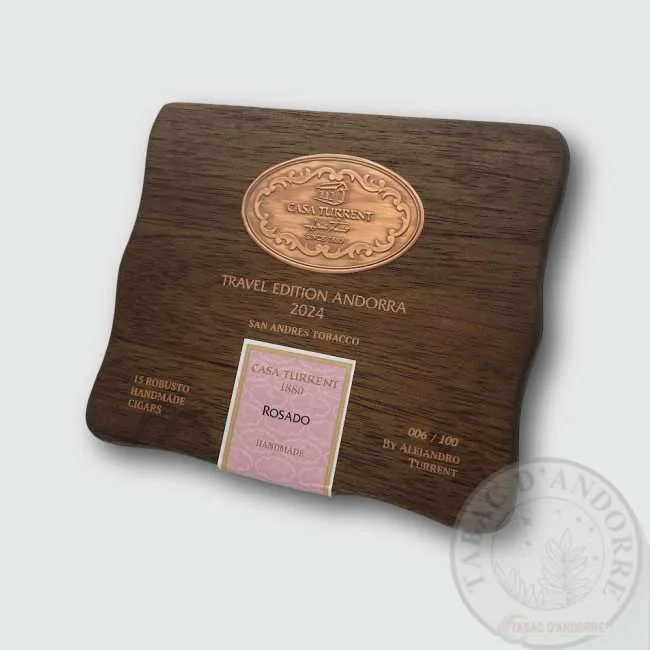 Casa Turrent 1880 – Robusto Rosado Travel Edition Andorra C/15 — cigare à l'unité ou en boîte