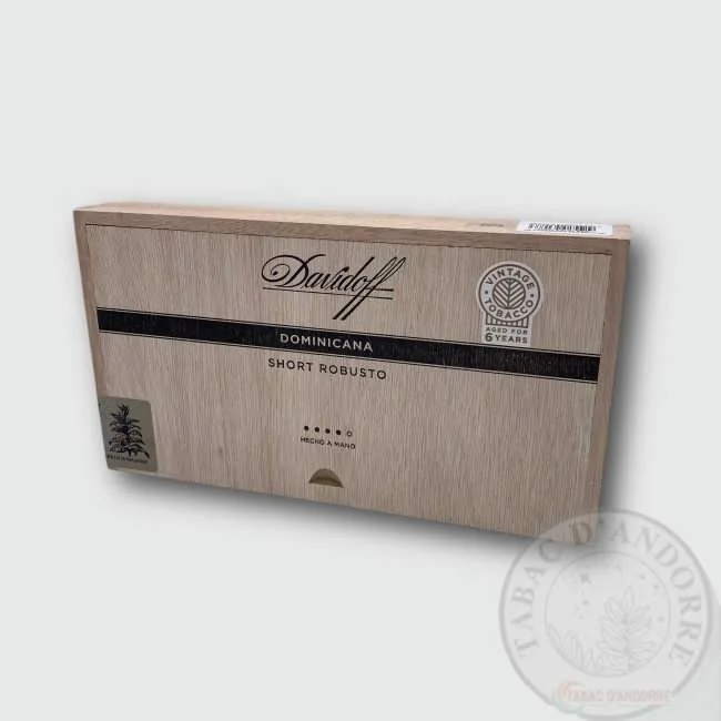 Davidoff Dominicana – Short Robusto C/10 — cigare à l'unité ou en boîte