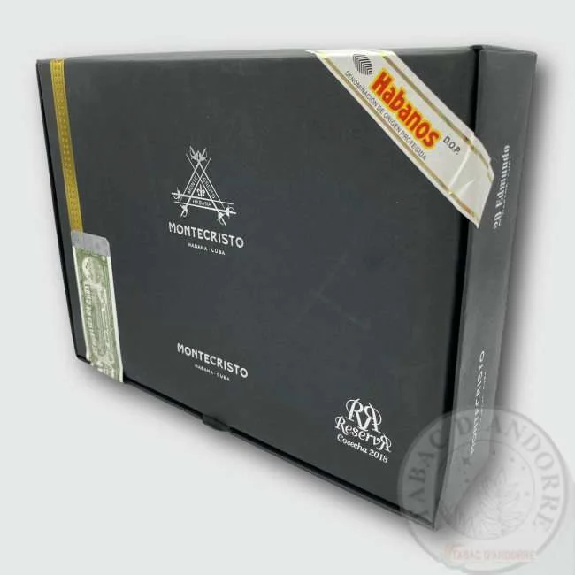 Montecristo – Edmundo Reserva Cosecha 2018 C/20 — cigare à l'unité ou en boîte
