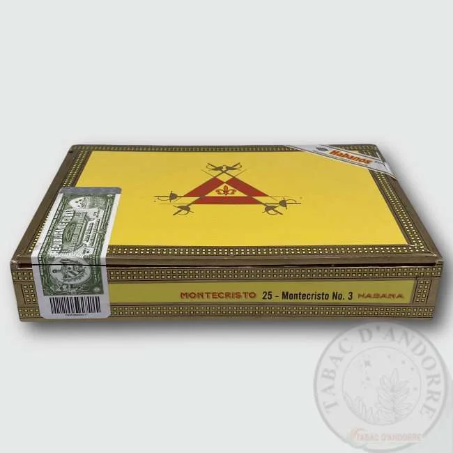 Montecristo – Nº3 C/25 — cigare à l'unité ou en boîte