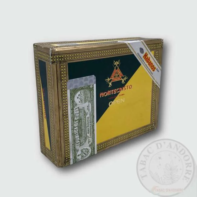 Montecristo – Open Junior C/20 — cigare à l'unité ou en boîte