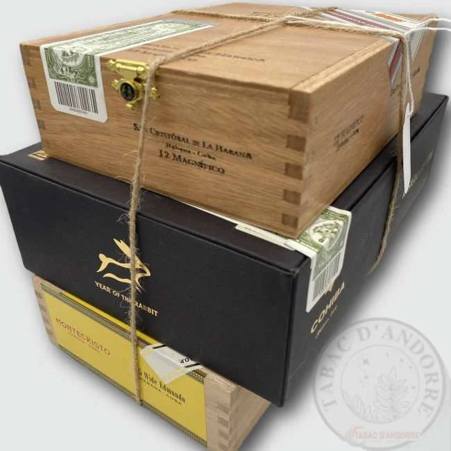 PACK – San Cristobal Magnificos E.R + Cohiba Year of the Rabbit + Montecristo Wide Edmudno — cigare à l'unité ou en boîte