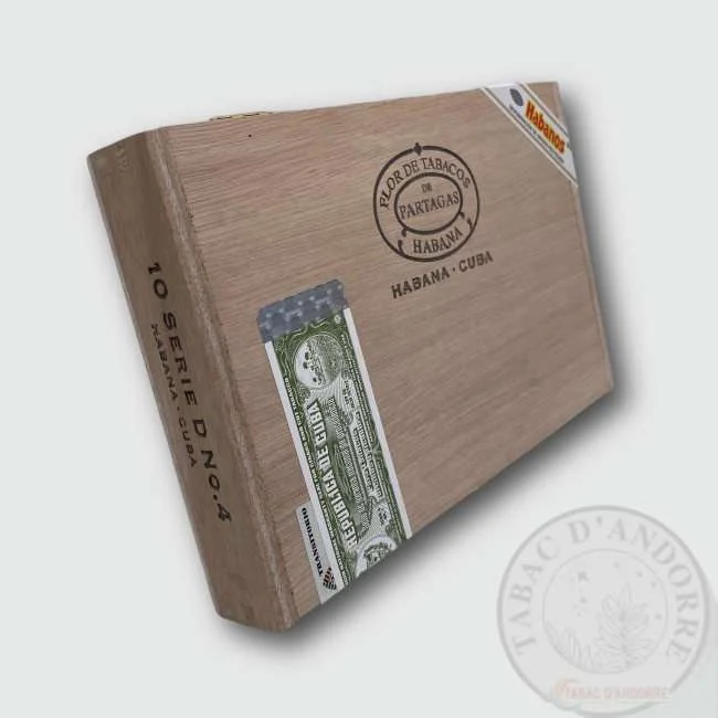 Partagás – Serie D Nº4 C/10 — cigare à l'unité ou en boîte