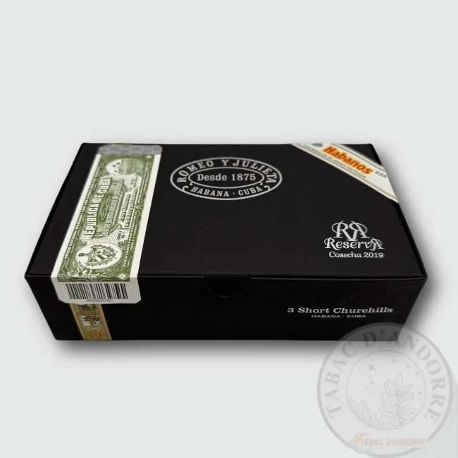Romeo y Julieta – Short Churchills Reserva Cosecha 2019 C/3 — cigare à l'unité ou en boîte