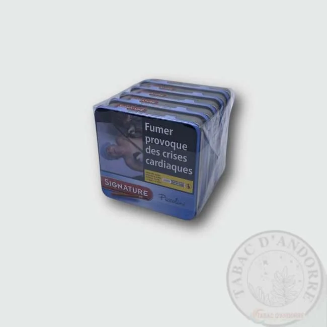 Signature / Café Crème – Blue Piccolini 5xC/20 — cigare à l'unité ou en boîte