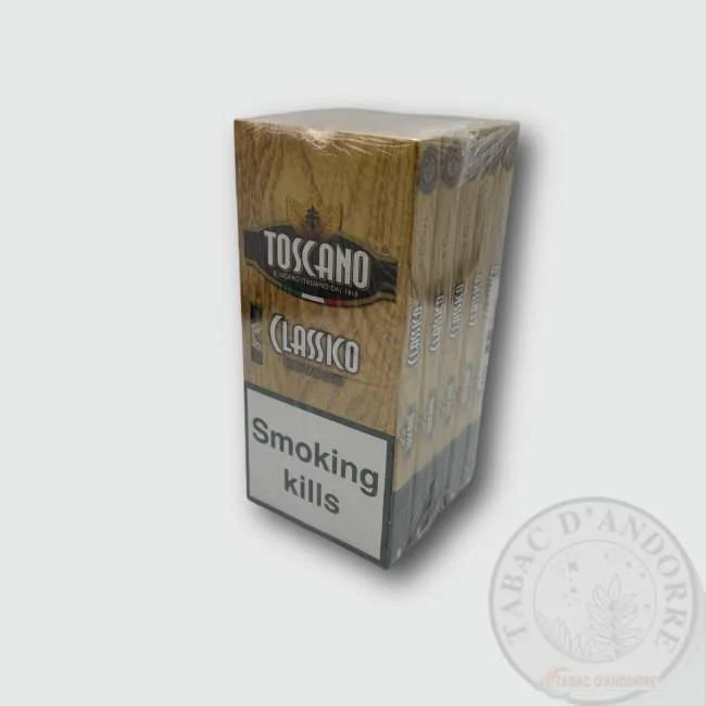 Toscano – Classico 5xC/5 — cigare à l'unité ou en boîte