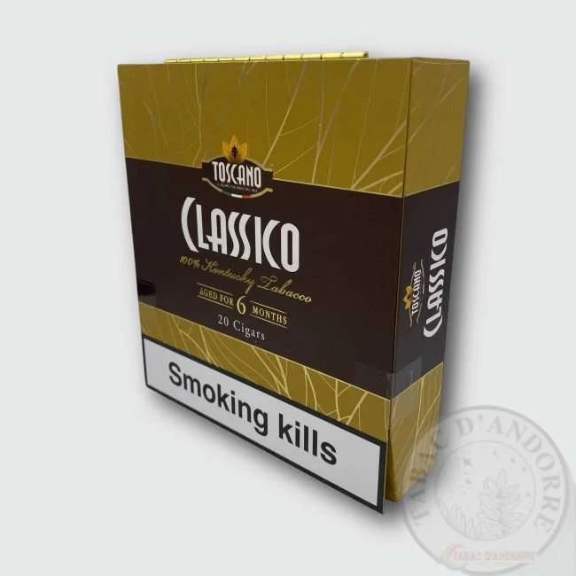 Toscano – Classico C/20 — cigare à l'unité ou en boîte