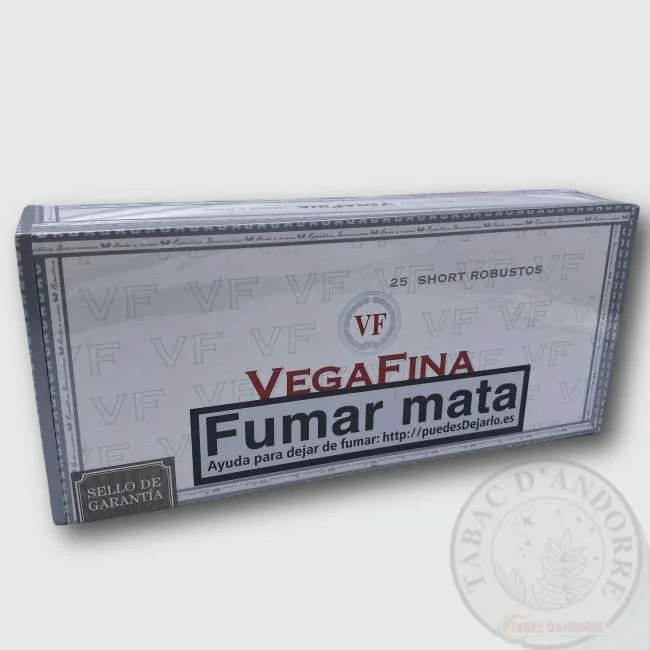 Vegafina – Short Robustos C/25 — cigare à l'unité ou en boîte