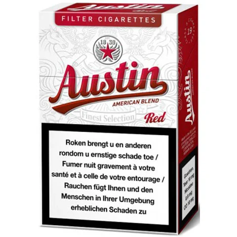 Austin Rouge — cigarettes en cartouche