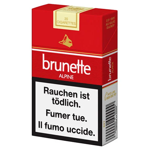 Brunette Alpine — cigarettes en cartouche