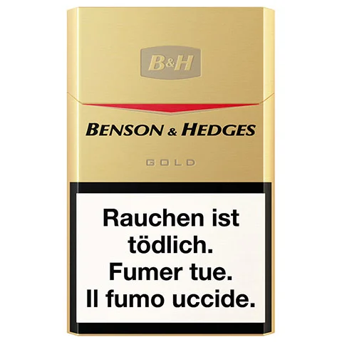 Benson & Hedge Gold — cigarettes en cartouche