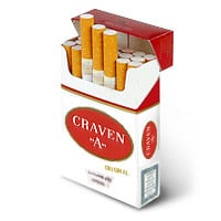 Cartouches de cigarettes Craven