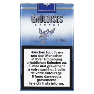 Cigarettes Gauloises Brunes Bleues