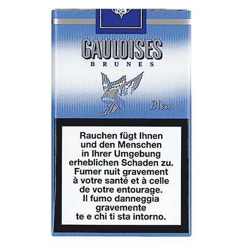 Cigarettes Gauloises Brunes Bleues