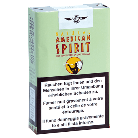 Tabac à rouler Natural American Spirit Vert sans additifs